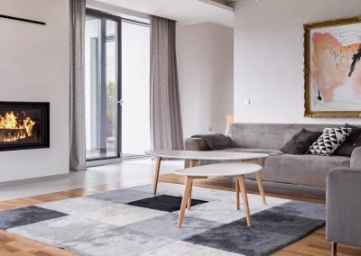 Modern living room in Gunwarf Portmouth
