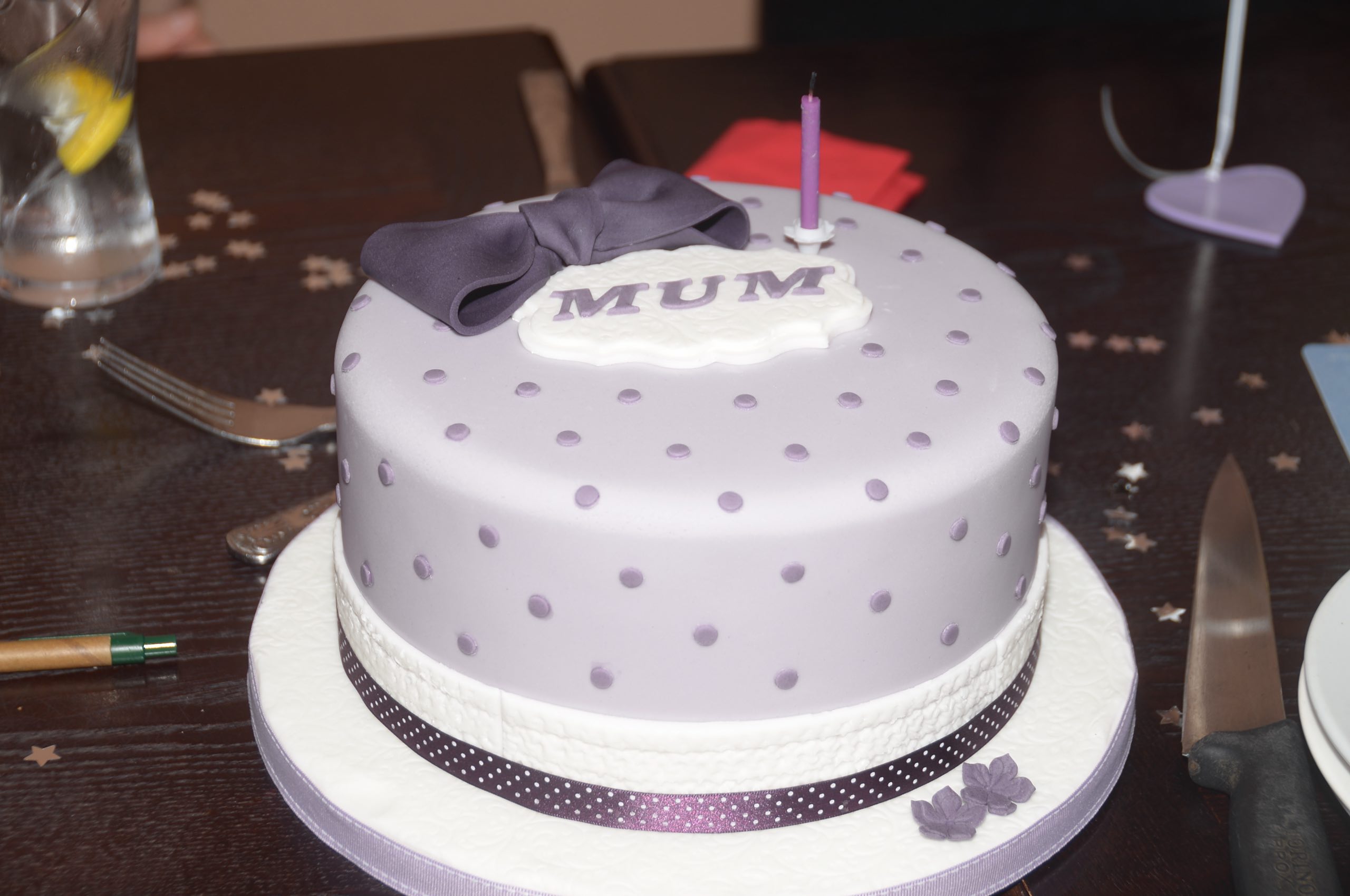 The birthday cake