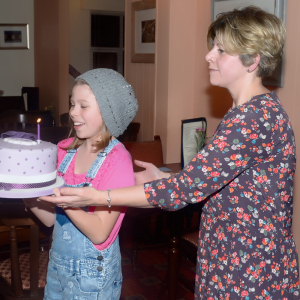 The bitrhday cake