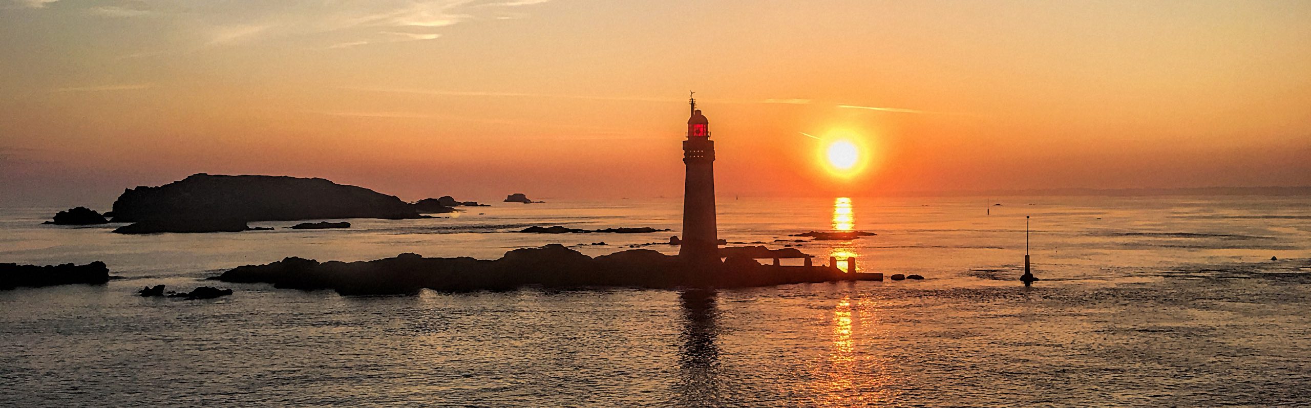Dawn over St Malo Lighthouse