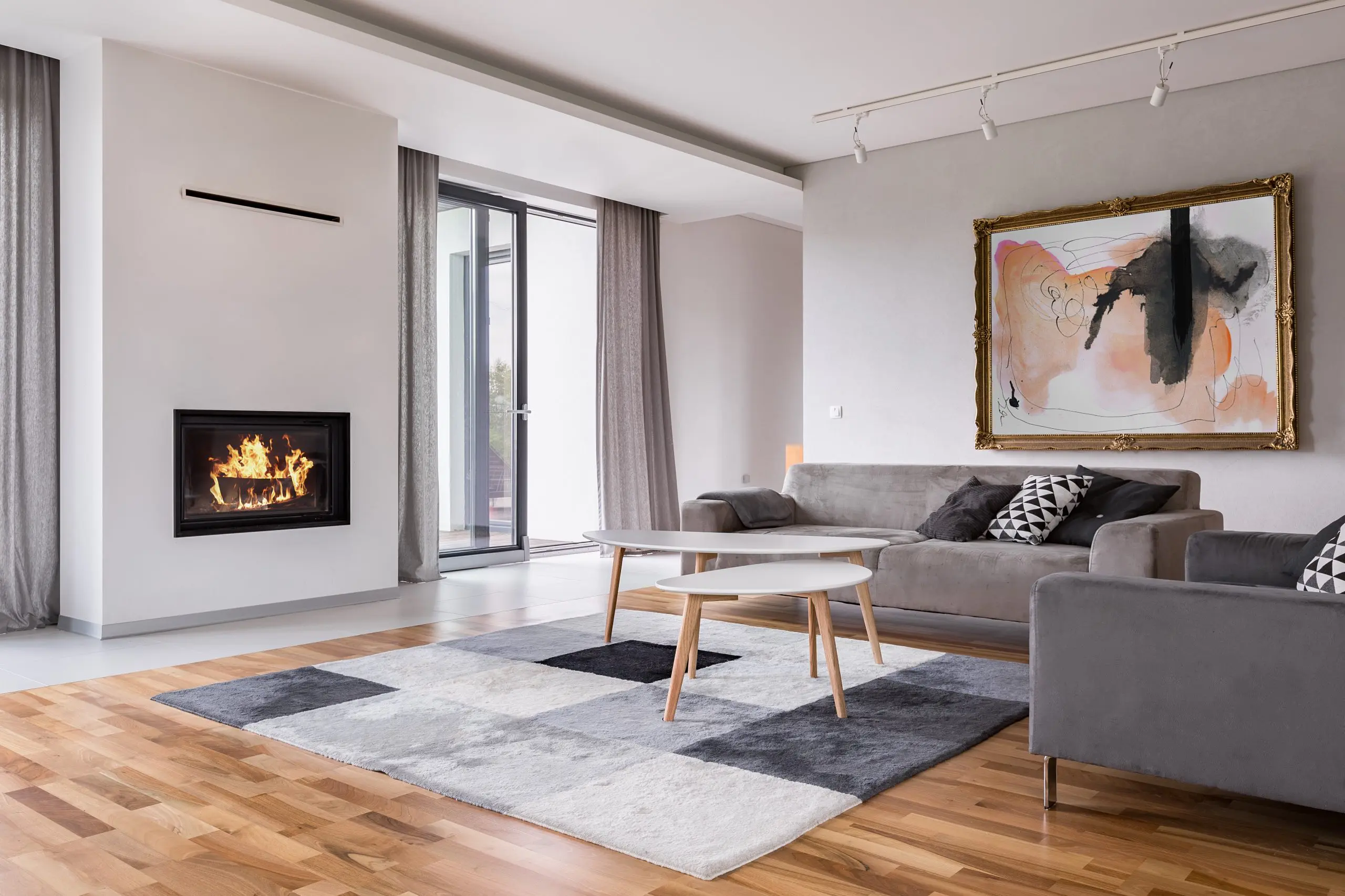 modern living room in Gunwarf, Portsmouth