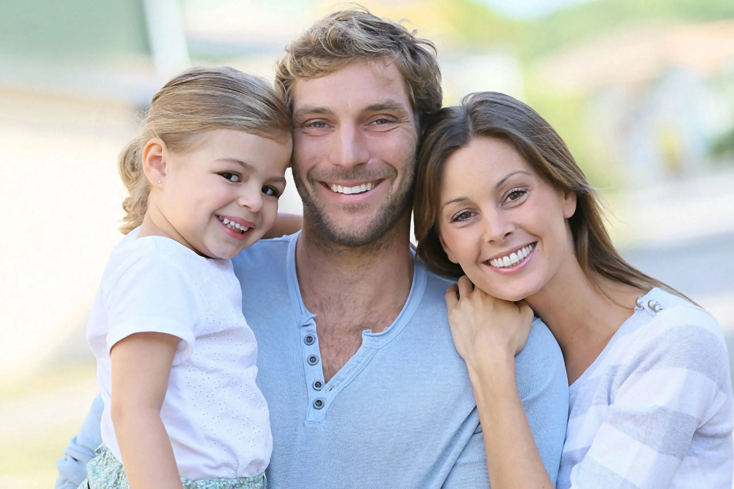 Parents with daughter