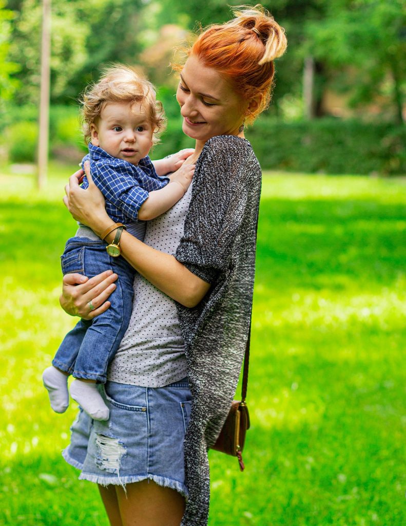 Portrait of a young mother with young child Ringwood Family Photography